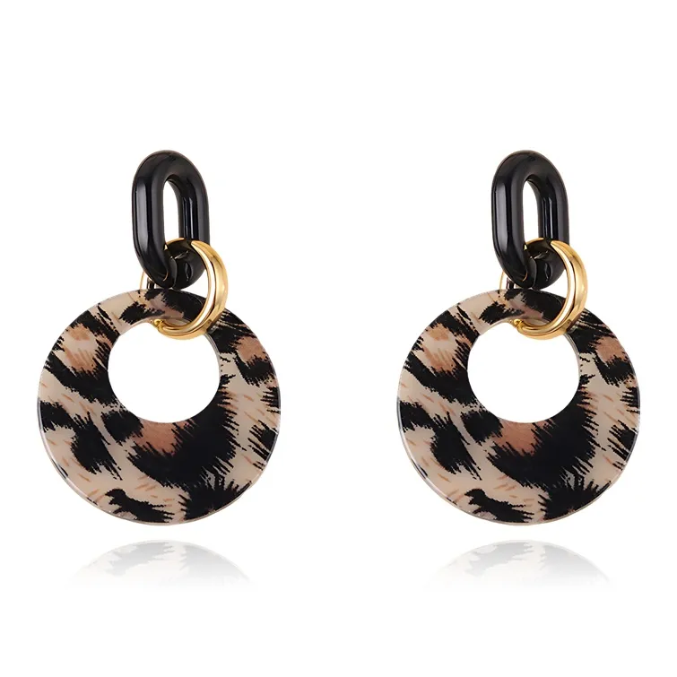 Shiban Alloy/Acrylic Earrings Women's-0