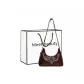 Burgundy+Shopping Bag