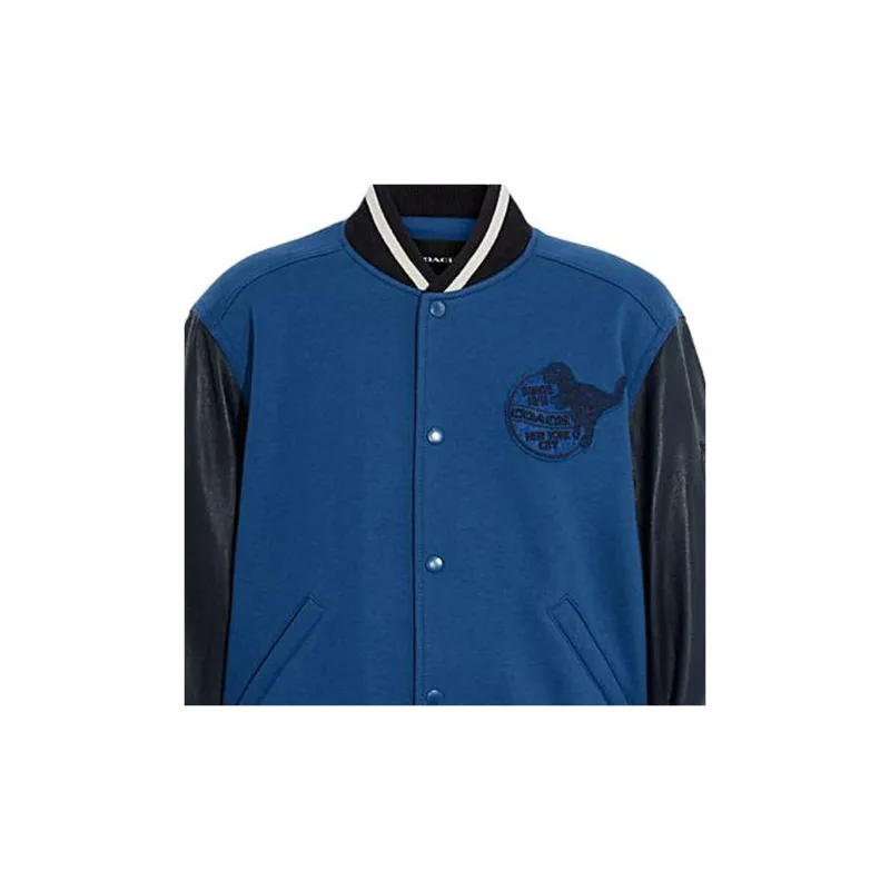 COACH Baseball Jerseys Men Mixed Pure Blue-2