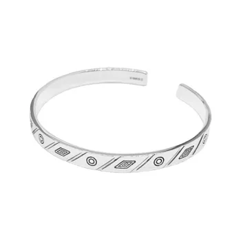 CUTE DAME S999 Bangles Women's Silver