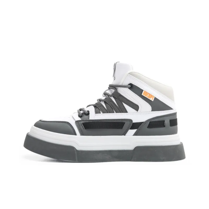 NOCOPY Warm Anti-Slip And Wear-Resistant Height Increasing High-Top Skateboard Shoes Unisex-7