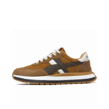 CEDAR HAN Cushioned Slip Resistant Abrasion Resistant Low Top Casual Shoes Men's Wheat