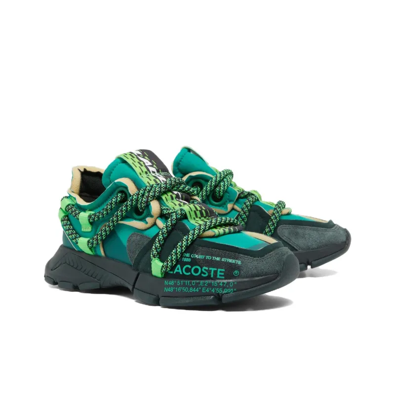 LACOSTE L003 Active Runway Low Top Casual Shoes Women's Green-1