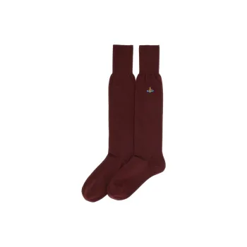 Vivienne Westwood Logo Embroidered Knitted Socks