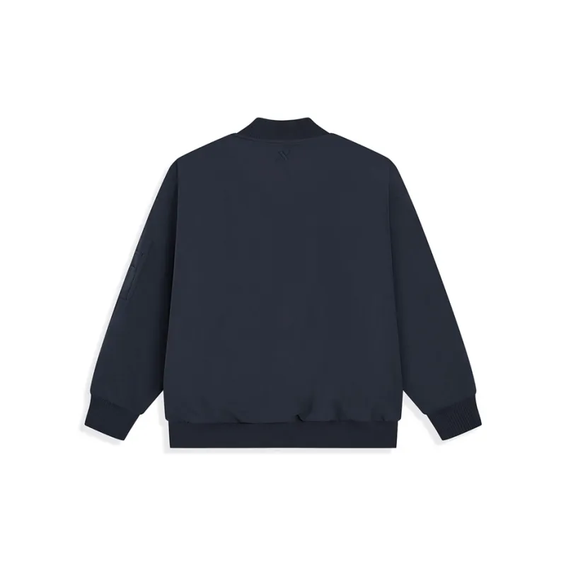 XTEP Velvet feel Coat Unisex Tofu Skin/Deca Blue-3