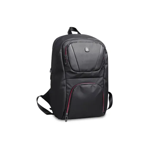SANTA BARBARA POLO & RACQUET CLUB Fabric Backpack Regular Men's Black Red