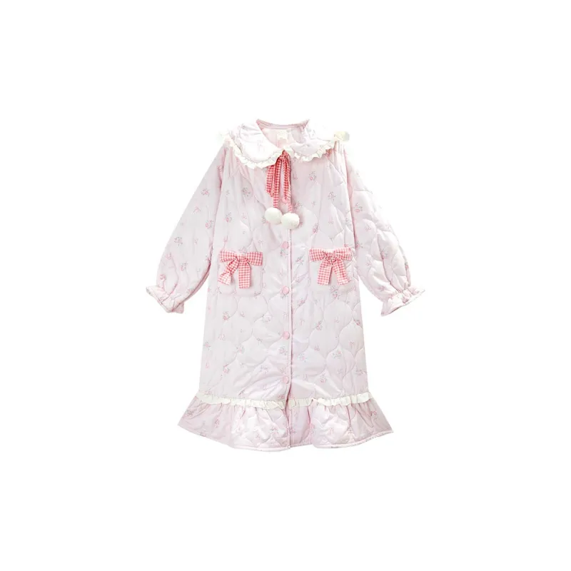 GUKOO Pajama Robe Women's Heavenly Pink-0