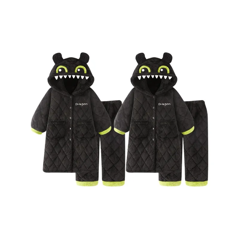O'MESIK Pajama Set Unisex Black-0