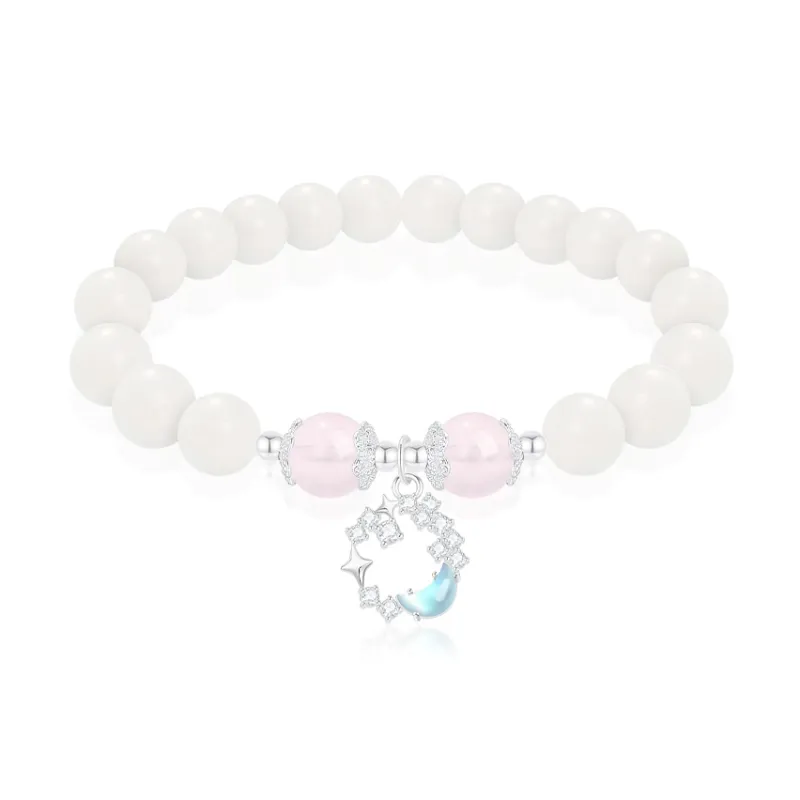 Thuban Ark White Jade Bodhi Bracelets Unisex-2