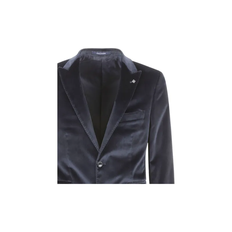 Tagliatore Velvet Blazer-2