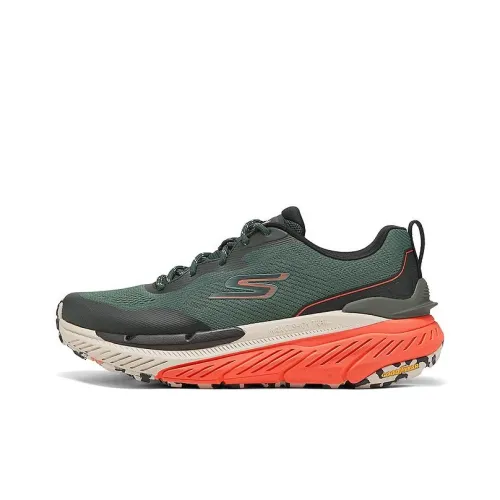 Skechers MEN'S GO Cushioning Low-Top Running Shoes Men's Olive Green