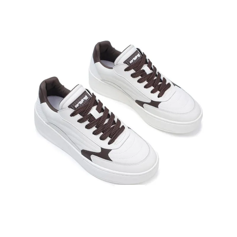 Bellum Han Slip Resistant Low Top Skateboard Shoes Men's White-3