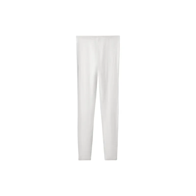 ZARA Leggings Women's White-1