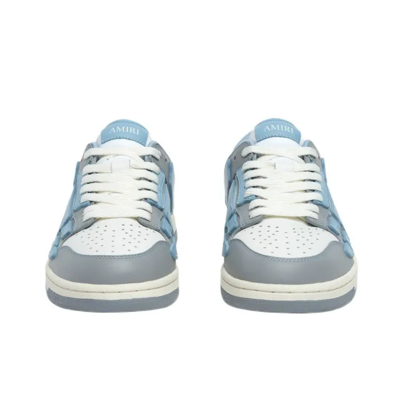 AMIRI Skel Top Low Varsity Ocean Sky-4