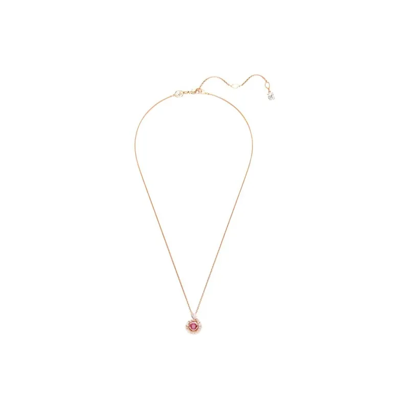 Swarovski SNAKE Synthetic Cubic Zirconia Necklaces Women's Rose Gold-1