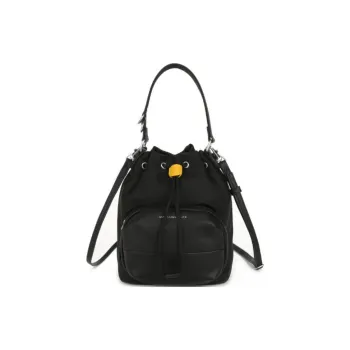 Mandarina Duck Nylon Shoulder Bag Crossbody Bag Handbag Unisex Black