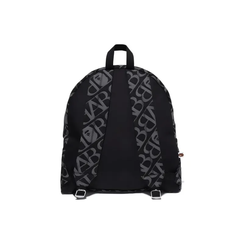 A BATHING APE Cotton Backpack Regular Men's Black-4