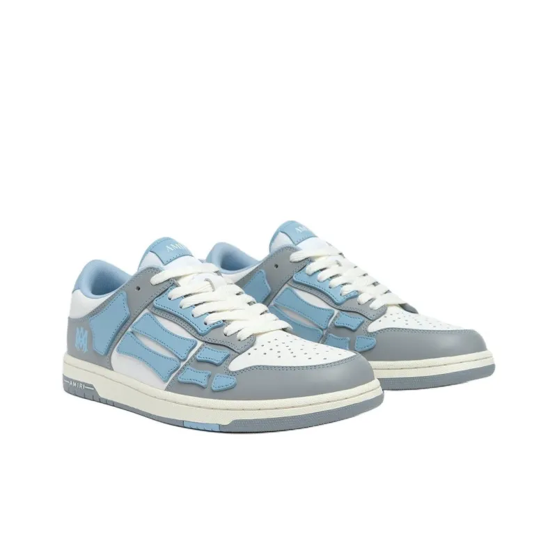 AMIRI Skel Top Low Varsity Ocean Sky-2