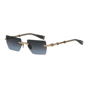 BALMAIN Metal Square Sunglasses Women's Gold