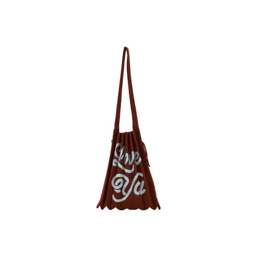 JOSEPH&STACEY Polyester Handbag Shoulder Bag Medium Size Women's Brown