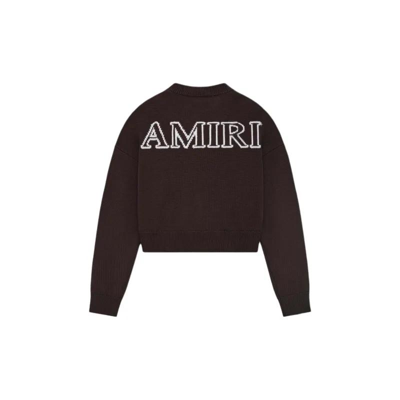 AMIRI SS25 Sweater Women's Chocolate-1
