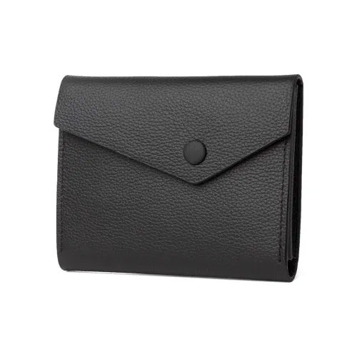 SANTA BARBARA POLO & RACQUET CLUB Cow Leather Card Holder Men's Black/Green/Blue/Brown