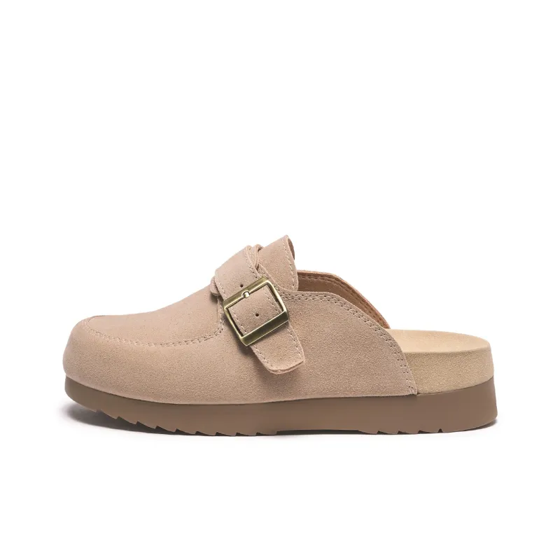 Hotwind Pinecone Grey Series Closed Toe Slippers Women's-5