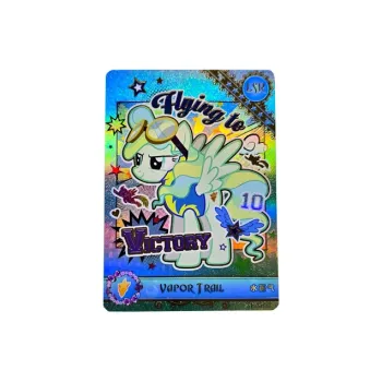 KAYOU My Little Pony Card SR Moon 4 Steam Multicolor Rainbow Holographic Card IP/Anime Cards Single Pack