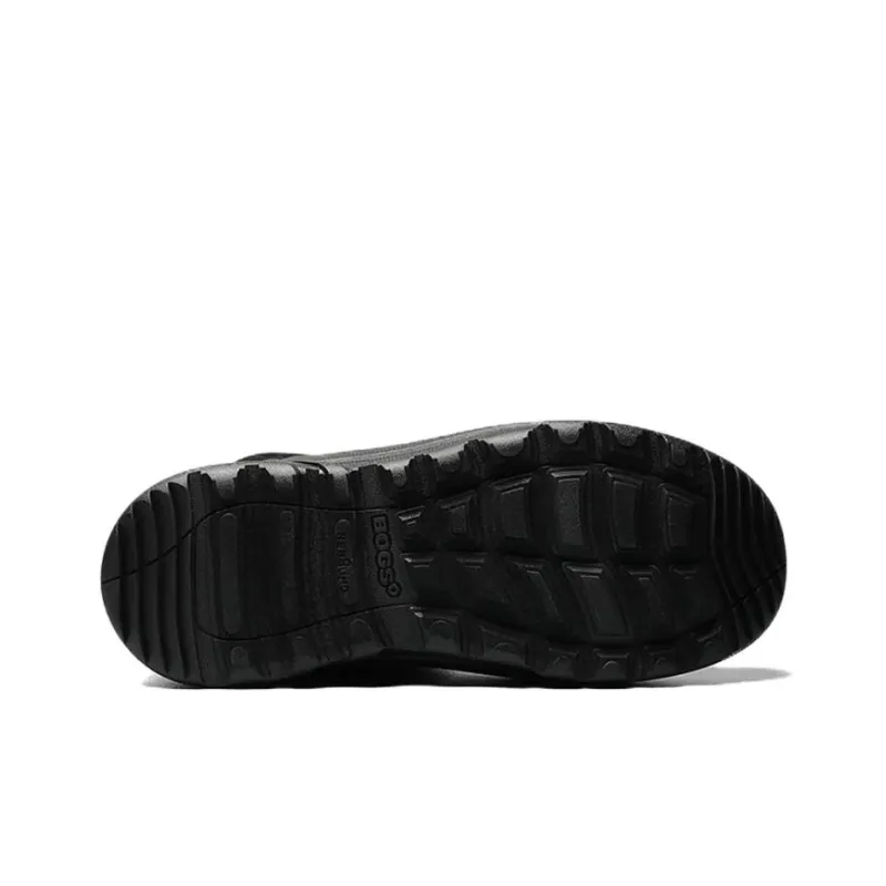 BOGS Wear-Resistant Slip-Resistant Rain Boots Men's Black-4