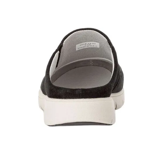 Gabor Slip-Resistant Wrap-toe Slippers Men's Black-4