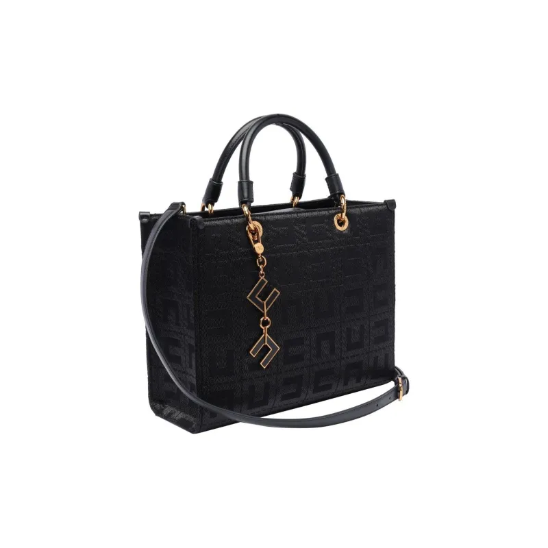 Elisabetta Franchi Monogram Logo Charm Tote Bag-2