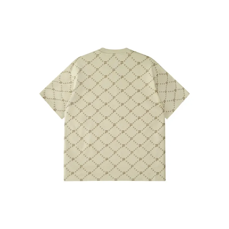FILA FUSION FOB T Shirt Unisex Coffee Scented Khaki-1