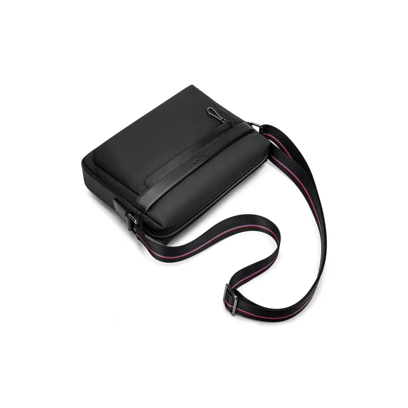 FAIRWHALE Membrana Dermalis Crossbody Bags Shoulder Bags Medium Size Unisex Black-5