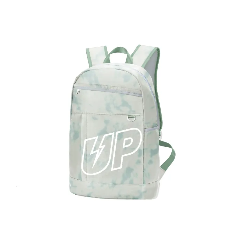 TURN UP Polyester Students Backpack Regular Unisex Gray-1