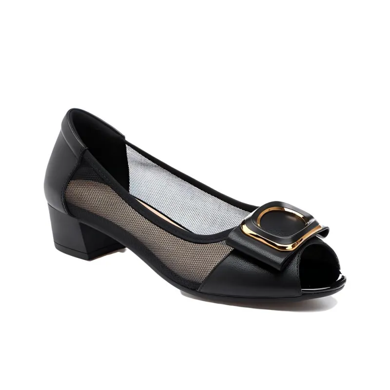 EGCHI Casual Single Shoes Women's Black-1