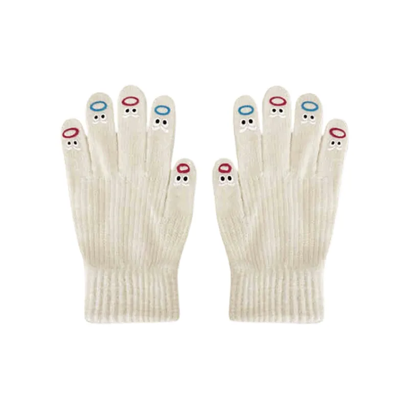 Yalu Polyester Knit Gloves Unisex Gift Box Set-0