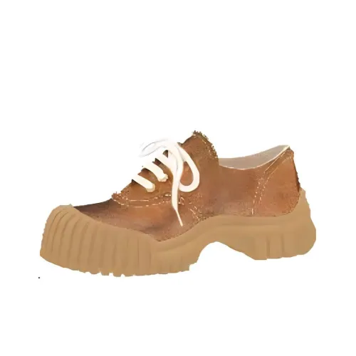 LOUIS VUITTON Ruby Casual Single Shoes Women's Brown
