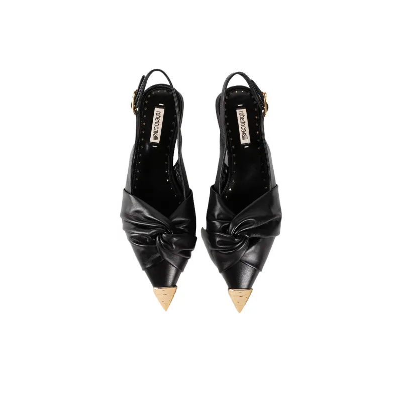 Roberto Cavalli Pettegole Singback Ballerinas-3
