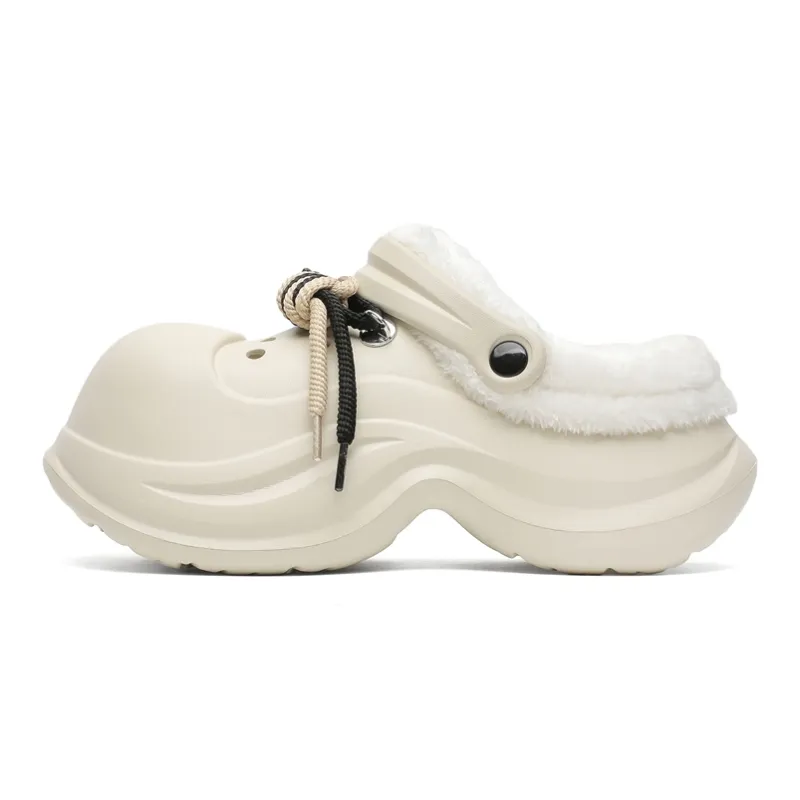 Darcy Sen Cotton Slippers Sand/black/white-0