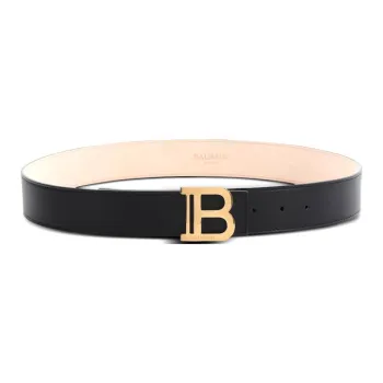 BALMAIN Logo Plaque Belt