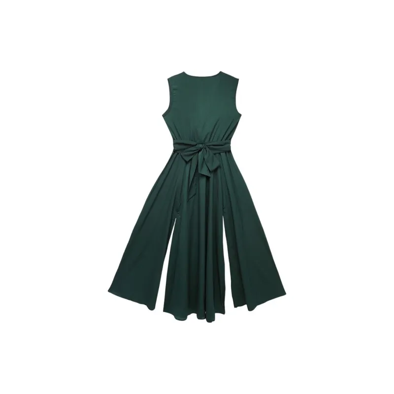VIKINI VENDER SWIM WEAR & BEACH WEAR Sleeveless Dress Women's Green-1