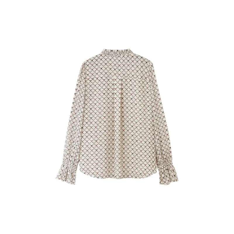 SHUIYUNJIAN Shirt Women's Beige Apricot Blossom-1