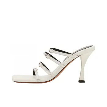 PROENZA SCHOULER Rubber Sole Slide Slippers Women's White