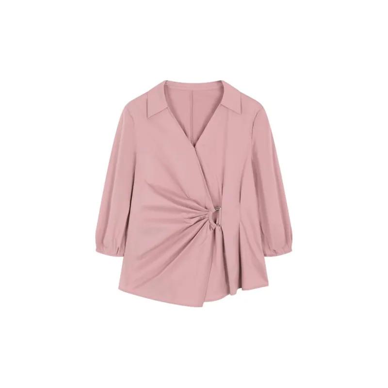 Mo Han Yi Mei Shirt Women's Pink-0