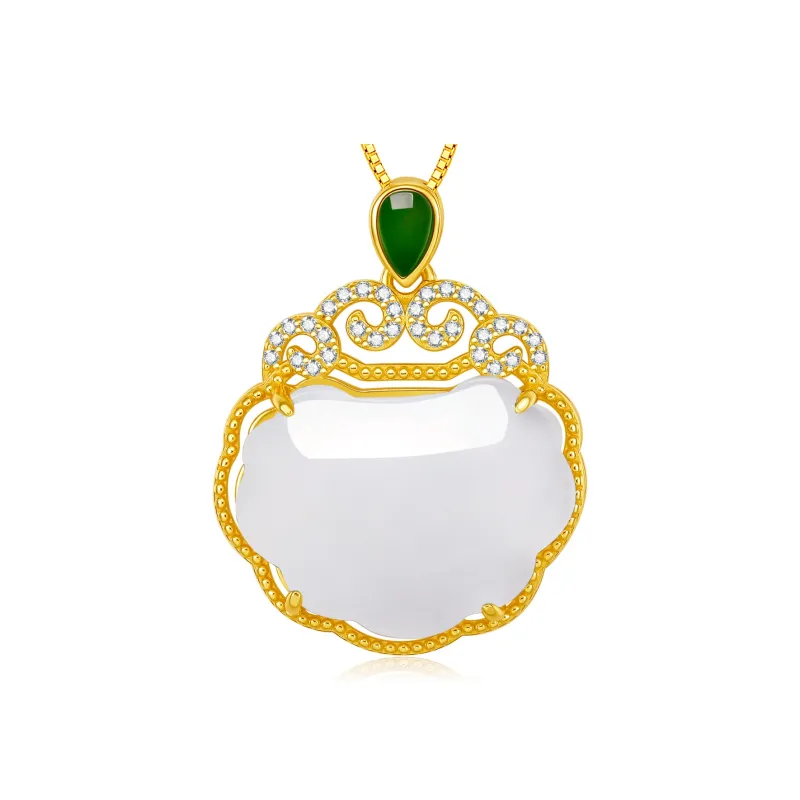 Oriental Jade Pendants White Jade Women's-0