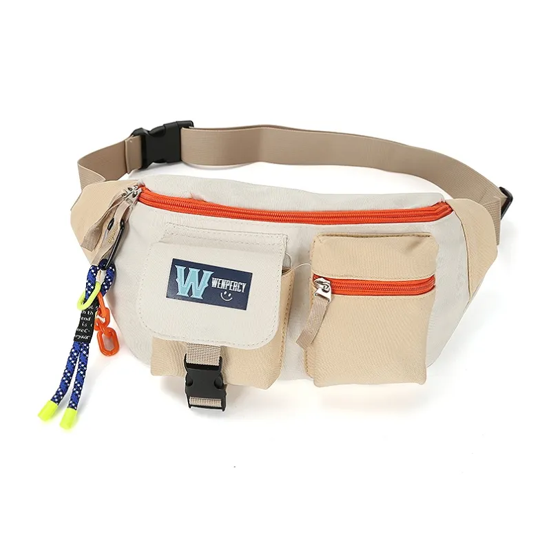 Wenpercy Nylon Sports Travel Crossbody Shoulder Bag Regular Unisex Multicolor-4