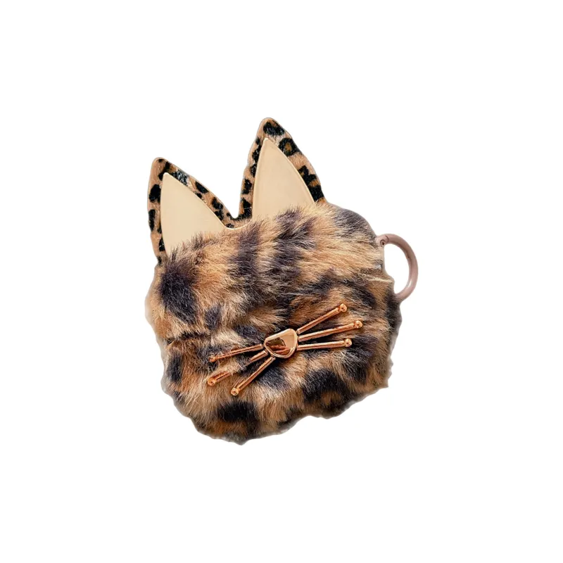 BZZOKI Compatible With AirPods 2nd Gen/New 3rd Gen/4th Gen/Pro Plush Cartoon Fun Creative Cat Ears Headphone Cases-1