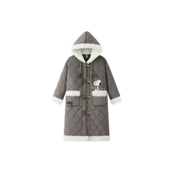 Gongdie x SNOOPY/ Bath Robes Women's Coffee
