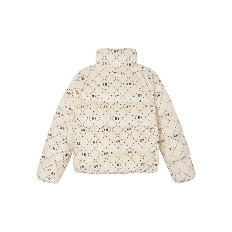 MLB Down Jacket Unisex Cream White-1