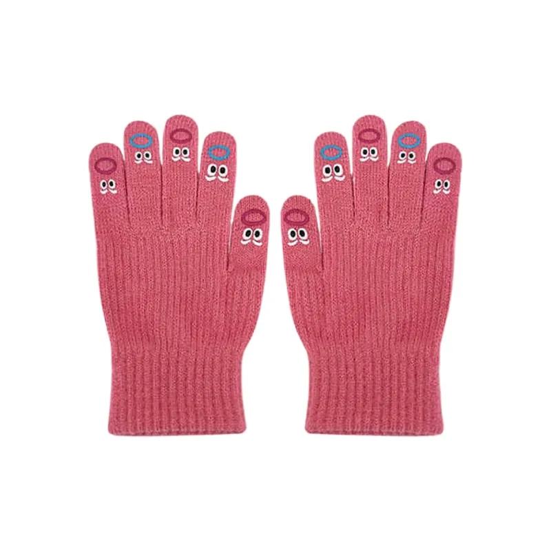 Yalu Polyester Knit Gloves Unisex Gift Box Set-7